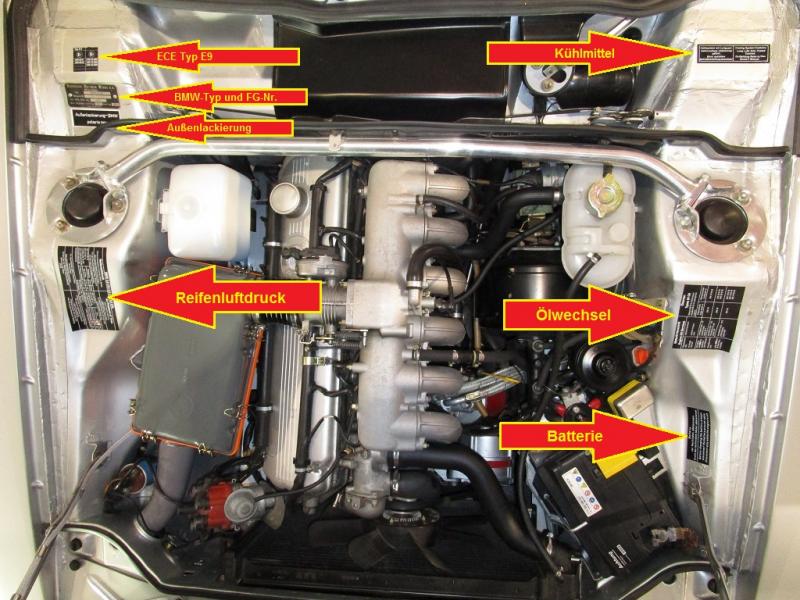 Anbringung der Aufkleber BMW E9.JPG