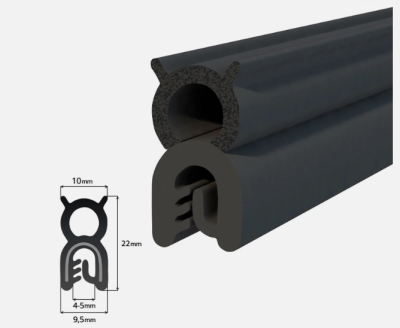 Profilgummi Rund i.o